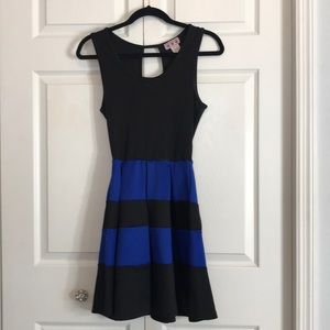Black and Blue Dress